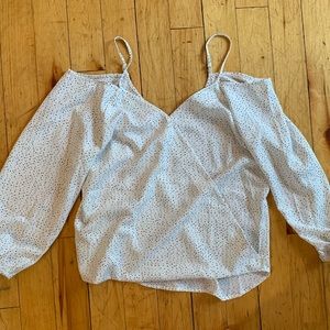 Cold shoulder blouse